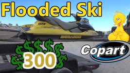 I Bought A Flooded JetSki at Copart For $300 Can I Rebuild it?