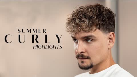 CURLY - SUMMER highlights FOR MEN.