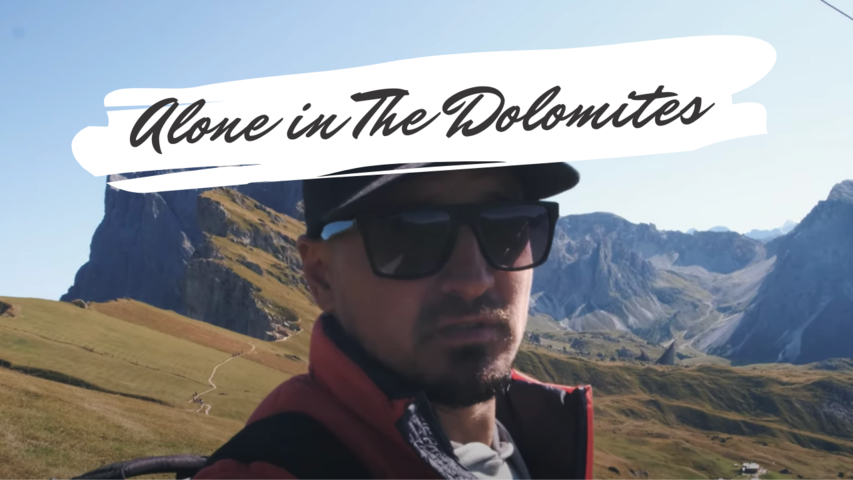 Alone in The Dolomites