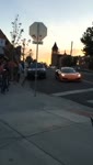 Skateboarder Smashes Window of Expensive Car
