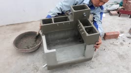 Styrofoam Box And Cement - Ideas Making Cement Aquarium at Home For You