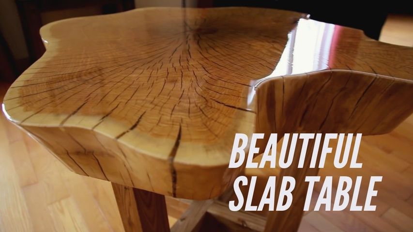How to Make a Beautiful Slab Table