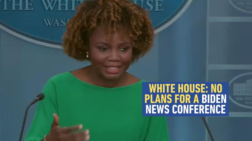 White House: No Plans for a Biden Press Conference Directly with Reporters