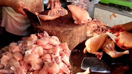 Amazing Chicken Cutting Skills | Super Fast Cutting Skills | Street Food Pakistan