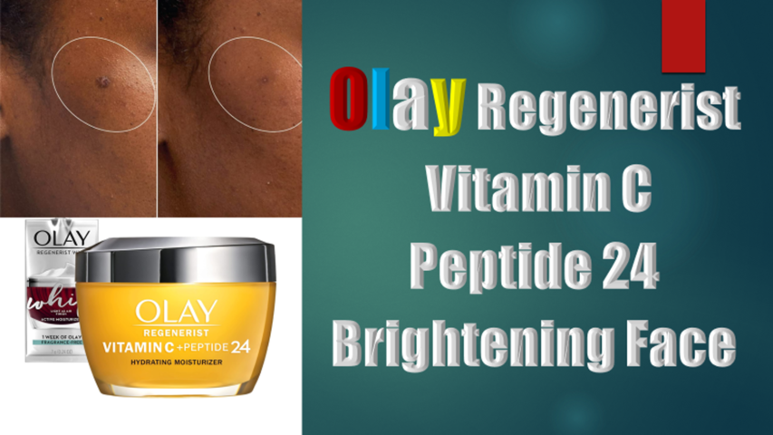 Olay Regenerist Vitamin C + Peptide 24 Brightening Face Moisturizer,