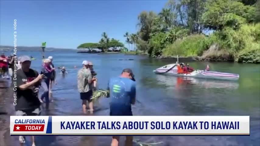 Cyril Derreumaux Reflects on Solo Kayak Trip to Hawaii