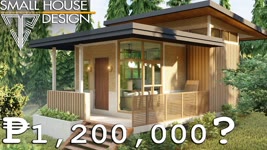 MODERN AMAKAN HOUSE | 50 SQM. SMALL HOUSE WITH INTERIOR DESIGN | MODERN BALAI