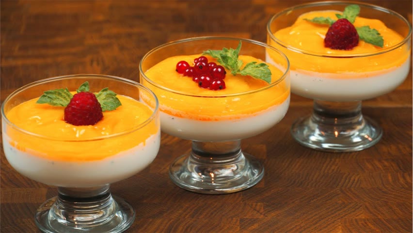 Easy Mango Panna Cotta Recipe | Make This Wonderful Dessert Without an Oven! | Few Ingredients