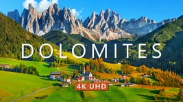 Visit the Dolomites in Italy (4K UHD) - Drone Film with Calming Music