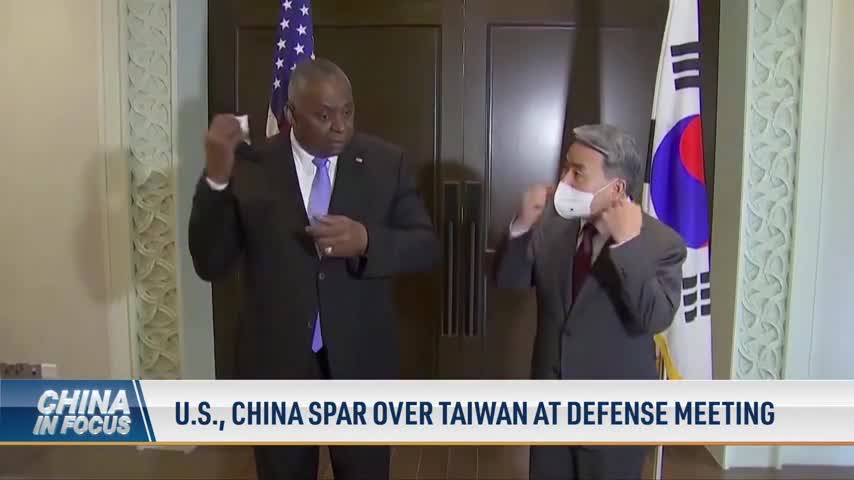 US, China Spar Over Taiwan at Defense Meeting