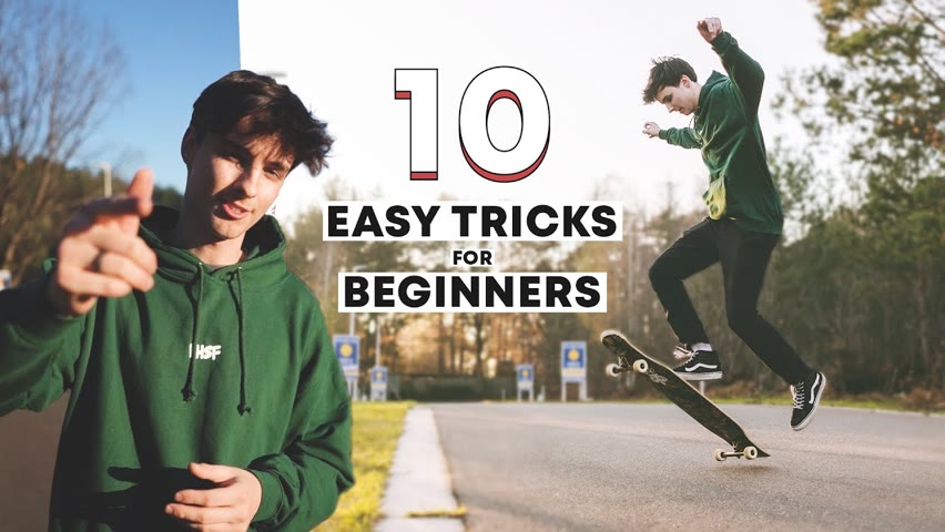 10 EASY LONGBOARD TRICKS FOR BEGINNERS