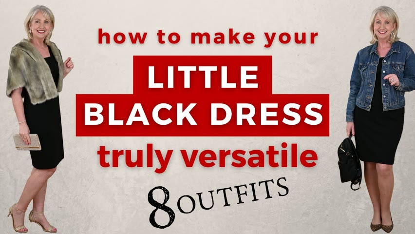 How to Make Your Little Black Dress Truly Versatile || Classic Black Dress Look Book
