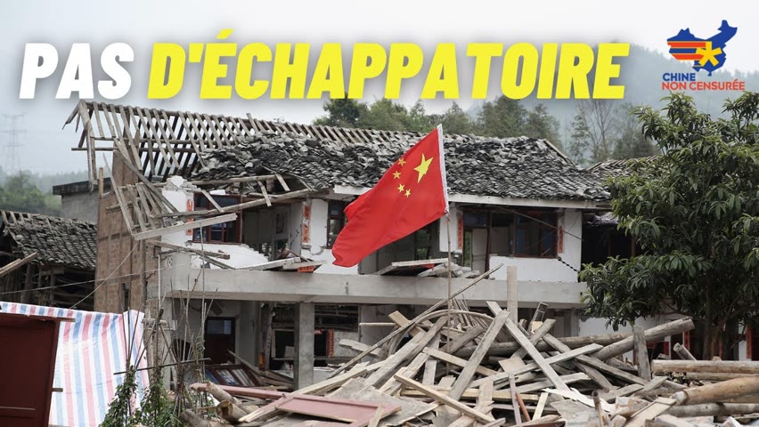 [VOSF] Le confinement de Covid en Chine empêche les gens d'échapper au tremblement de terre 2022-09-25 15:01