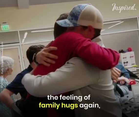 A Hug After 5 And 1/2 Years