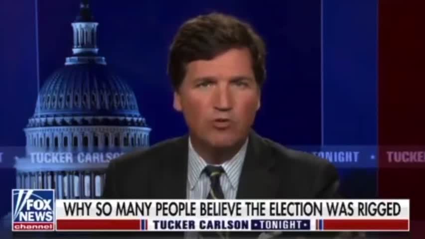 Tucker about Election theft!!!
