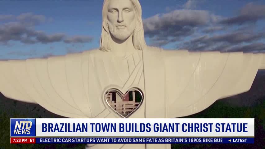 Brazilian Town Builds Giant Christ Statue