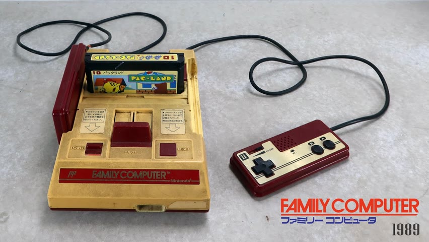 Nintendo Famicom Console Restoration - Yellowed Plastic Retrobright & AV Mod