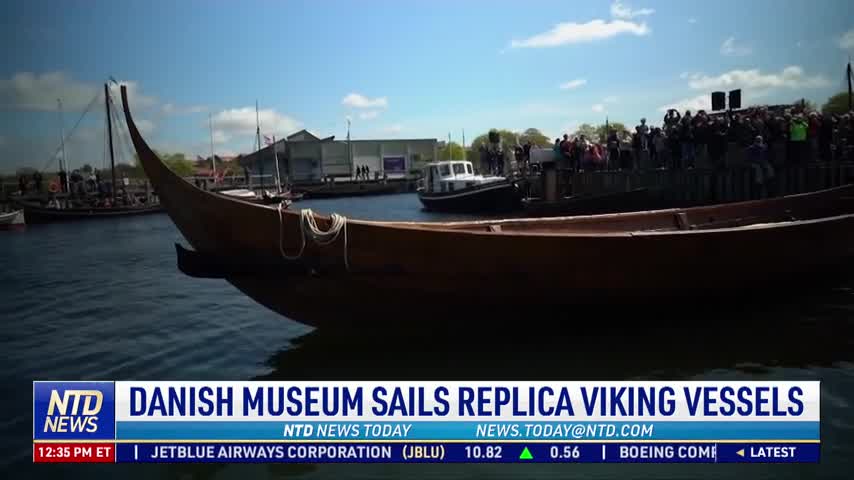 Danish Museum Sails Replica Viking Vessels