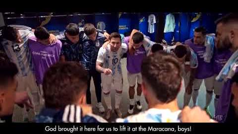 Lionel Messi Legendary Speech Before the Copa America Final - English Subtitles