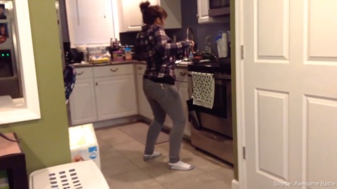 Caught Mom Dancing While Making Us Tacos