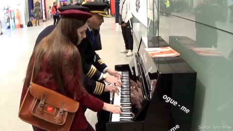 Bunking off School to Play Piano With Airline Pilots