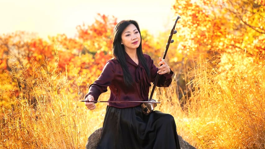 美旋二胡獨奏，山村小景（現場版）Scenes of a Mountain Village (Erhu) - MeiXuan #Chinese Instrument  #Relaxing Music
