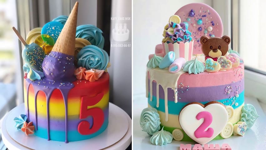 Tasty And Creative Cake Decorating Ideas | Top Beautiful Colorful Cake Tutorials