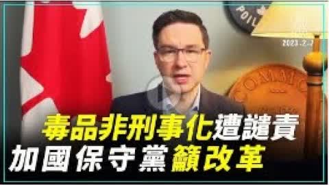 毒品非刑事化遭譴責 加國保守黨籲改革｜#新唐人新聞