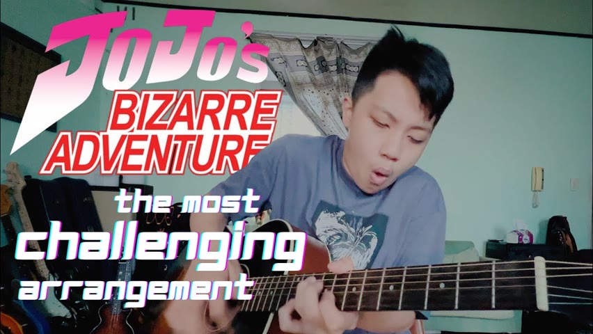 The most CHALLENGING guitar arrangement I ever made, JoJo's Bizarre Adventure