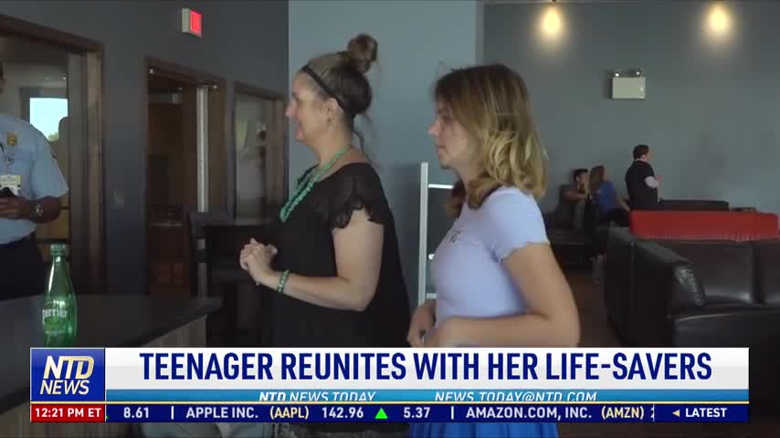 Teenager Reunites With Her Life-Savers