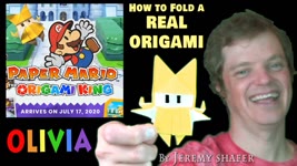 How to fold Olivia - Paper Mario Origami King