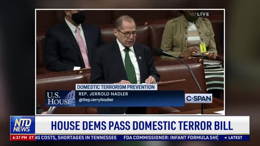 House Democrats Pass Domestic Terror Bill