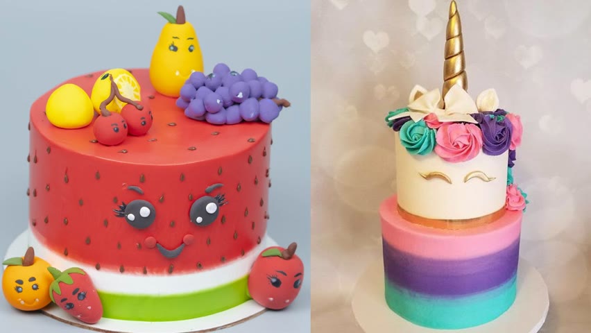Fancy Cake Decorating IDeas For Your Birthday | Tasty Cake | Amazing Cake Decorating Compilation
