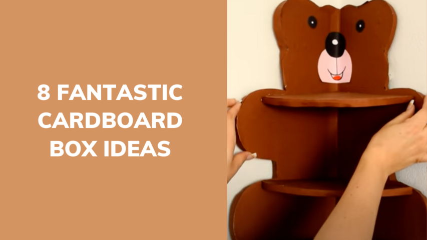 8 FANTASTIC CARDBOARD BOX IDEAS | RECYCLING DECORATION | IDER ALVES