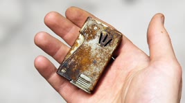 Rare Vintage Lighter Restoration - Clinton Squeeze Lighter
