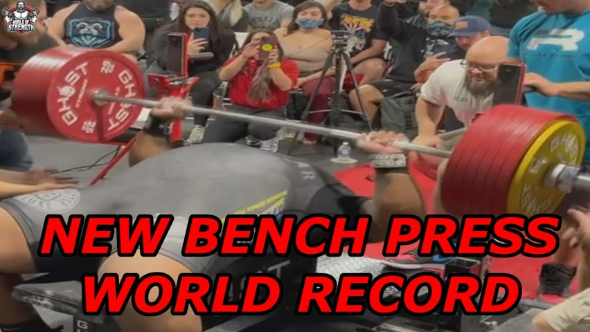 The Bench Press Monster Julius Maddox - New Bench Press World Record