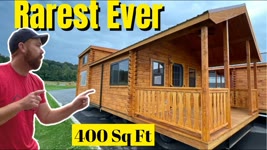 ONE OF A KIND Log Cabin Never Before Seen Until Now!