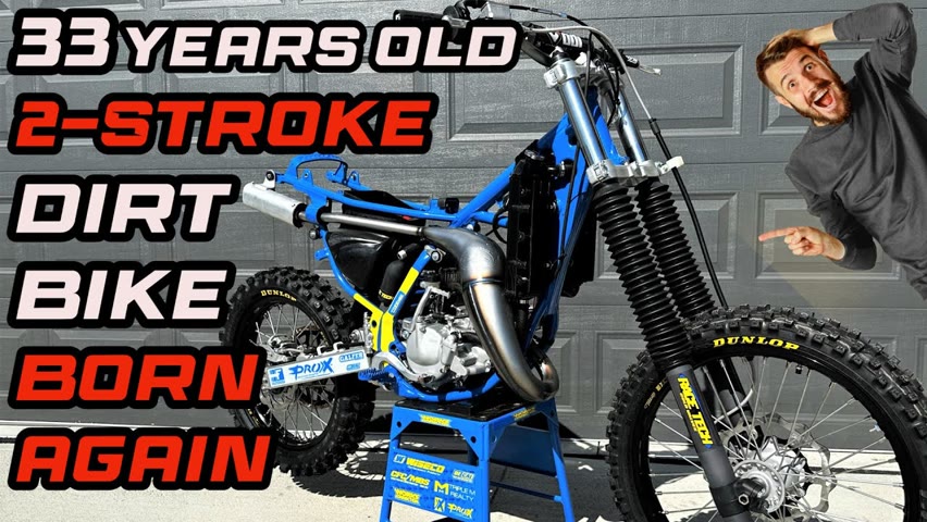 EPIC $400 2 stroke dirt bike build - time lapse