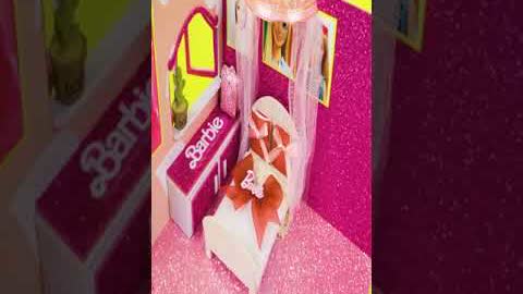 How To Make Miniature Barbie Bedroom | DIY Miniature House #shorts