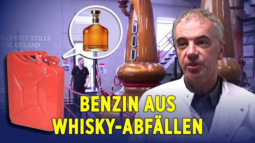 Mithilfe eines traditionellen Verfahrens wandelt ein schottischer Professor Whisky Abfälle in Benzi