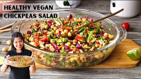 HEALTHY Chickpeas Vegan Salad Recipe