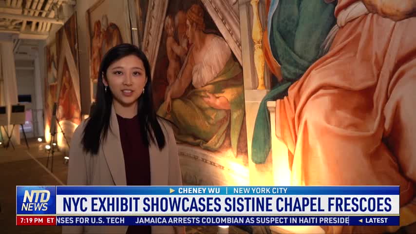 NYC Exhibit Showcases Sistine Chapel Frescoes