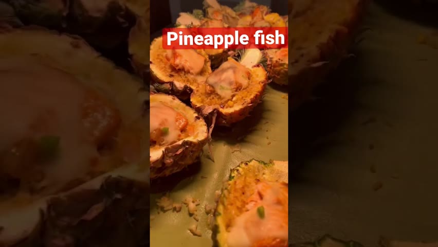 Pineapple fish Jamaican style of cooking  ￼