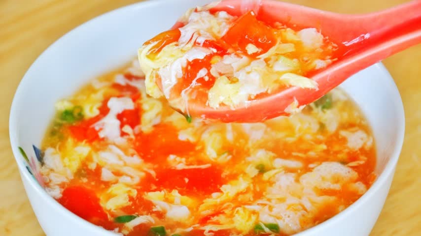 番茄蛋花湯的做法～簡單美味讚不絕口！【美食天堂】家常料理食譜 一學就會