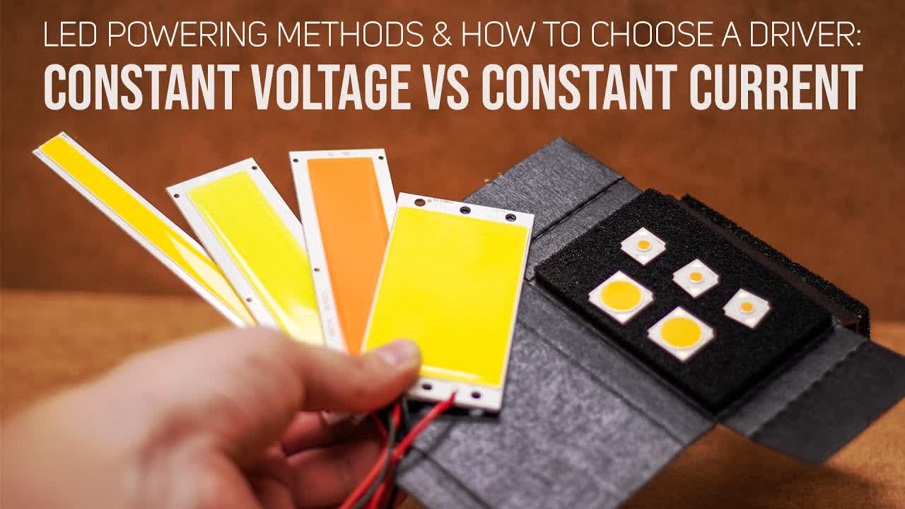 LED Powering Methods & How to Choose a Driver: CONSTANT VOLTAGE vs CONSTANT CURRENT (DIY BASICS)