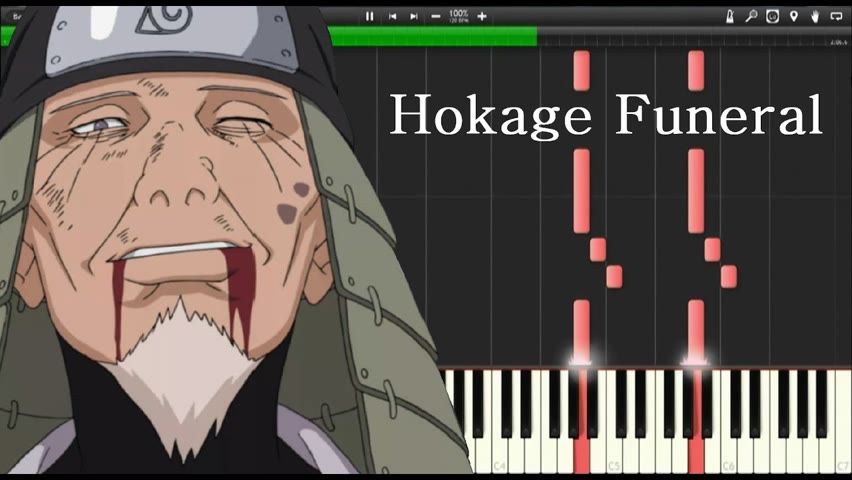 Naruto OST - Hokage Funeral (Synthesia)