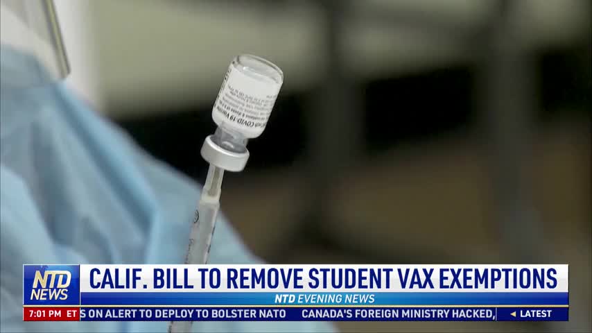 California Bill to Remove Student Vaccine Exemptions