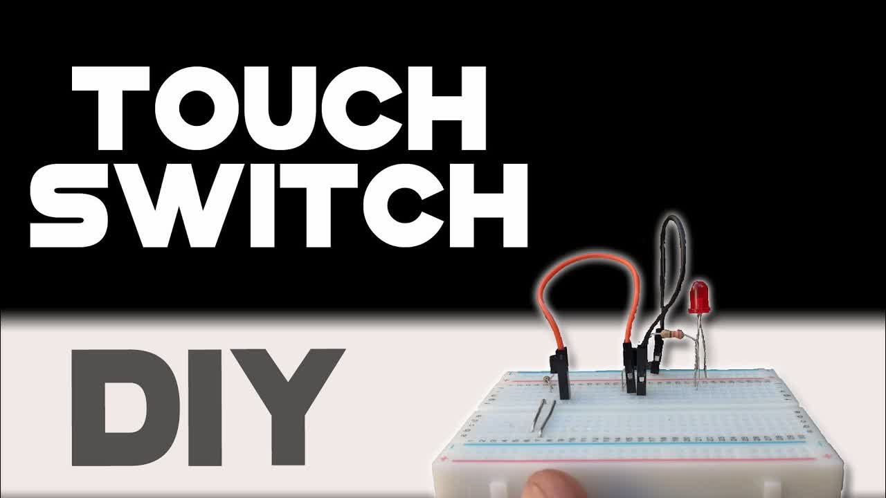How to make TOUCH SWITCH - Simple schematic - DIY