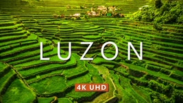 Luzon Philippines Nature 4K UHD Film with Relaxation Music for Stress Relief and Healing