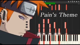 Naruto Shippūden OST - Pain's Theme (Girei)  |  Synthesia
